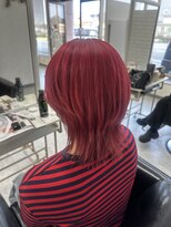 フェイス 日向店(face)&nbsp;ダブルカラー×ウルフカット