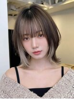 ロッソ 大橋店(Rosso) 明るい裾カラーの外ハネボブ【大橋】