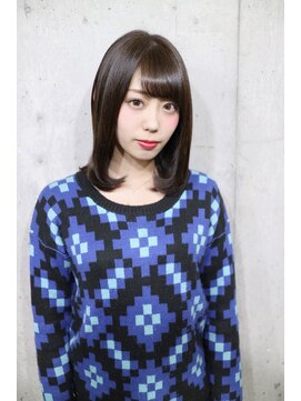 サロンドミルク 原宿(salon de MiLK) 【salon de MiLK 原宿】透明感×ミディアムワンカール