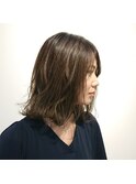 《R+》バレイヤージュ☆ミディアム外はね