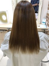 髪質改善縮毛矯正の仕上がり