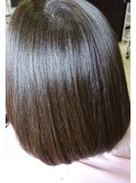 縮毛矯正重めボブ