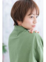 ミック ヘアアンドビューティー 大山店(miq  Hair&Beauty) ニュアンス感ある動きでカジュアルに☆ひし形ショートボブ