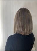 ダブルカラー ミルクティーアッシュ