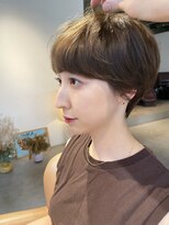 パーク(PARK)&nbsp;大人かわいいマッシュショートハンサムショートサイドパート