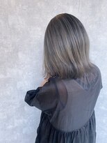 ラウブロッサム 大宮西口店(Lau Blossom)&nbsp;【LauBlossom入江】バレイヤージュ＋グレージュ＋外はねボブ