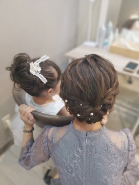 ヘアセットサロン ミント(Hair set salon MINT) 親子ヘアセット♪