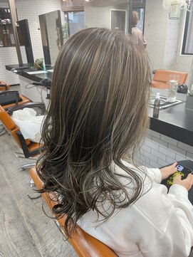 ジュノヘアーアンドアイラッシュ あざみ野(juno hair&eyelash) コントラストハイライト