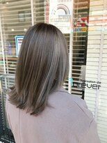 ヘアーサロンデフォーエバー(hairsalon de Forever) 【韓国レイヤー●ブリーチ2回オリーブベージュ】
