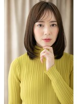 カバーヘア イヴ 戸頭店(COVER HAIR EVE) ニュアンスカラー大人かわいい前下がりカールZ戸頭30代40代50代