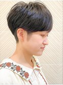 量が気になる方は刈り上げマッシュショート【赤羽】