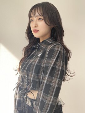 ヨーク(YOKE) 【 YOKE 】エギョモリ顔周りレイヤーシースルーバング