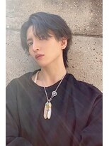 リア 大阪梅田(Ria)&nbsp;～大人センターパート　黒髪韓国ヘア～【Ria 大阪 梅田】