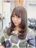 ロングヘア/レイヤーカット/ワンカール/韓国風/顔周り/髪質改善