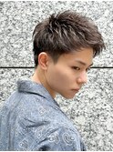 アップバング 名古屋 メンズカット 眉毛