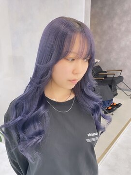 リル 溝の口(LiL) ラベンダーカラー/溝の口/ブリーチ/ダブルカラー/学割U24