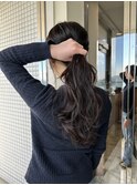 結んで可愛いデジタルパーマ