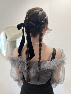 アレンジ豊富なトレンドのヘアセットが得意！結婚式やパーティーなど大切な日にはLINDAにお任せください♪