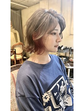 髪質改善と縮毛矯正の専門店 サンティエ(scintiller) 大人綺麗な小顔襟足スッキリショートボブ　30代40代50代