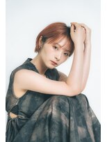 アンバー 池袋(amber)&nbsp;マッシュショート/ブリーチカラー/ピンクブラウン[池袋駅]