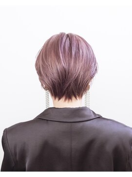 ルプラ ガーデン(le-pla garden) ピンクブラウン#ショート#ケアブリーチ#ダブルカラー#豊橋#豊川