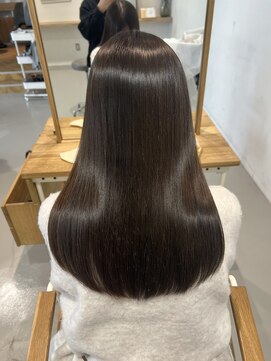 キヌ(kinu) 高濃度水素ストレート アッシュグレージュ