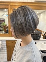 リフル 八王子(RIFULL)&nbsp;ハイライト　レイヤー ショートヘア　ボブ　くびれレイヤー