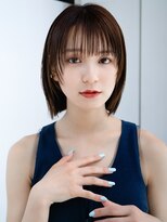 エインアンリー 表参道(AIN.ANLY.) ミニボブ愛されショートウェットヘアフェイスレイヤーボブパーマ