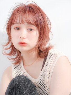 セイドット リー(Say. Ree) say.ベビーピンクくびれボブレイヤーカット表参道ブリーチ原宿