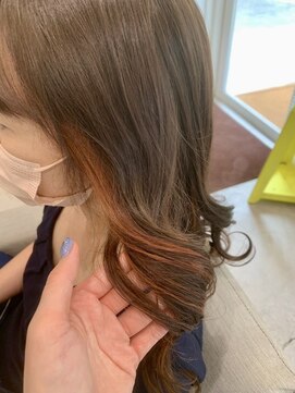 ドレス(Dress) インナー/くびれカット/艶髪/ライトブラウン/ブラウン