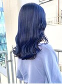 ダブルカラーブルーベージュカラーケアブリーチハイトーンカラー