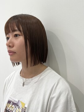 トータルビューティーサロン トップスタイル 切りっぱなしボブ