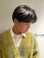 【星野】カラー指名No.1/メンズカット　韓国風センターパート