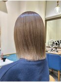 ウェーブミディアム似合わせカットメルティカラー縮毛矯正北千住