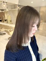 ミズチャーム(Ms.CHARM)&nbsp;グレージュ/韓国ヘア/レイヤー/縮毛矯正