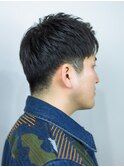 ツーブロック73分けスタイル