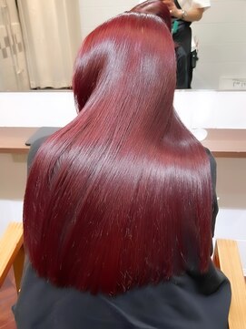 ラレイ ハラジュク(Lalei harajuku) 原宿縮毛矯正酸性ストレート髪質改善ミディアムストレート艶髪