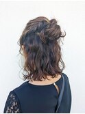 ヘアアレンジ/ハーフアップ