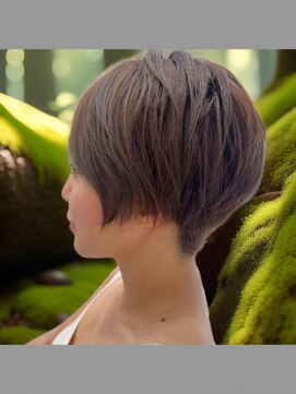 ロミー 本厚木(ROMMY.) 白髪染めOK◎ショートレイヤー前下がりマッシュ