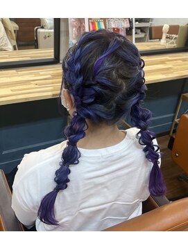 マカリィ 品川店(Makalii) もこもこおさげ