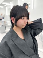 アマトウキョウ アユンチェ(AMA TOKYO×AYUNCHE) 韓国ヘア 2wayバング レイヤーカット くびれヘア 顔周り