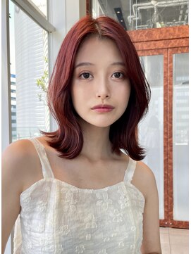 バイオレットジェム(Violet`jem) カシスカラー外はねボブくびれ巻きMI-61