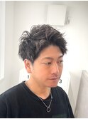 スパイキーショートハイライトパーマ【suiw】昭和町/天王寺