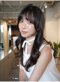 ◎韓国ヘアー顔周りレイヤーおくれ毛前名駅名古屋駅前髪質改善