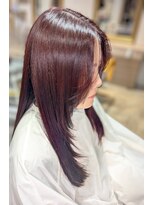 ヘアーズファイン(hair's fine)&nbsp;透明感◎ブリーチなしレイヤーピンクバイオレット