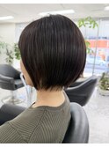 お手入れ簡単！！丸みのあるショートスタイル！