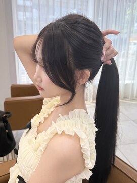 レイリー 原宿 表参道(Rayreee) モテ韓国ロング×顔まわりレイヤー