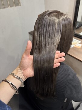 ☆ブリーチなしグレージュ×髪質改善トリートメント