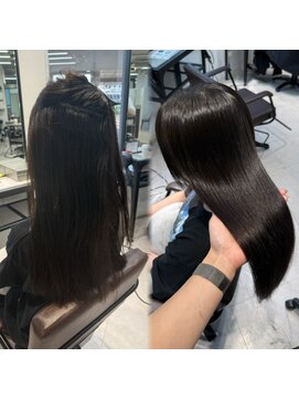 ザシェノンウメダ(THA CHAINON UMEDA) 着物ヘア/大人ガーリー/ダークアッシュ/似合わせカット/心斎橋