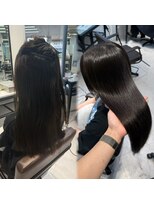 ザシェノンウメダ(THA CHAINON UMEDA) 着物ヘア/大人ガーリー/ダークアッシュ/似合わせカット/心斎橋